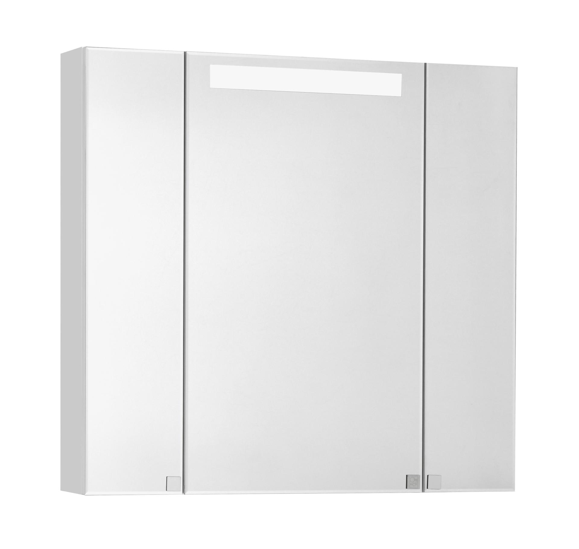 Зеркальный шкаф 80 см Акватон Мадрид 1A175202MA010 белый