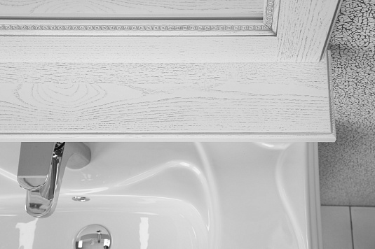 Мебель для ванной 105.5х50 Акватон Жерона 105 белое серебро