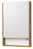 Зеркало-шкаф Акватон Сканди 55 1A252102SDZ90, белый/дуб рустикальный