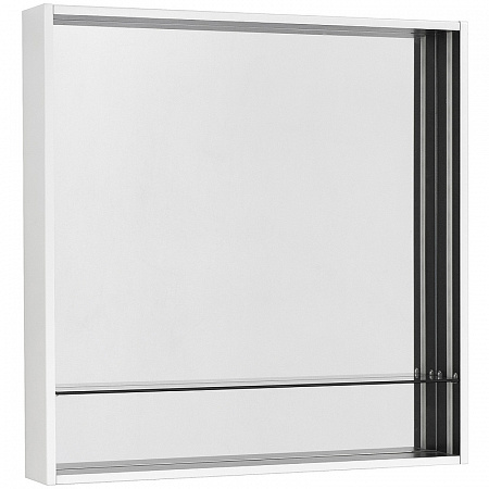 Зеркало-шкаф Акватон Ривьера 80 1A239102RVX20 с подсветкой, белый матовый